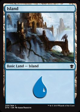 Magic: the Gathering - Island (255/264) - Dragons of Tarkir - Foil
