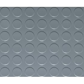 G-Floor Garage Shop Floor Coverings - 10ft. x 24ft., Coin Design, Slate Gray, Model# GF75CN1024SG by Better Life Technology