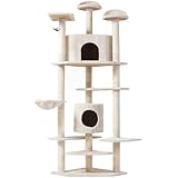 Best Choice Products New "The Tabby" Cat Nap Cat Tree Condo Pet Furniture Scratching Post Premium Quality Pet House, 80"