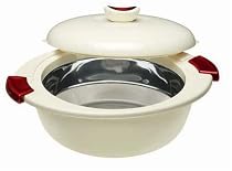 Thermos Insulated Food Server with Stainless Steel Liner 1.1 Litre, Red