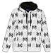 Southpole All Over Print Full Zip - Men`s ( sz. M, White )