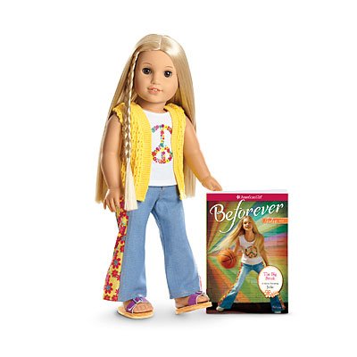 American Girl - Beforever Julie Doll & Paperback Book