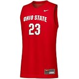 Nike Ohio State Buckeyes #23 Youth Basketball Jersey-Scarlet