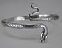 A Stunning Sterling Silver Snake Bracelet