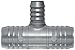Spears 1401 Series PVC Tube Fitting, Tee, Schedule 40, Gray, 3/4