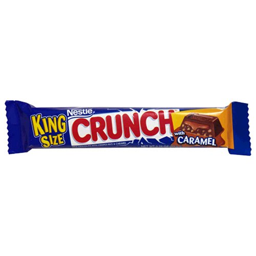 Nestles Crunch Caramel King Size, 2.75-Ounce Candy Bars (Pack of 24) by Nestle