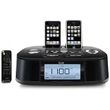 iLuv iMM183 Hi-Fi Dual Alarm Clock Radio with NOAA/S.A.M.E. Weather Hazard Alert (Black)