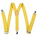 HDE Y-Back Suspenders for Men Clip On Adjustable Elastic 1