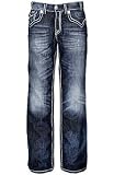 MEK Oaxaca Straight Jean Dark Blue