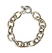 Two Tone Toggle Link Bracelet Fashion Jewelry