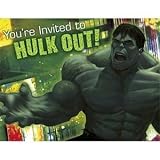 Incredible Hulk Invitations 8ct
