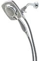 Delta Faucet 75582 In2ition 2-in-1 Shower System, Square, Chrome/Gray