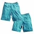 Babysoy Soy Soft Shorts , Ocean 18-24 Months
