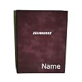 Zeugnisringbuch A 4 incl. Namensdruck Zeugnisse Zeugnis Dokumente Mappe Zeugnisheft rot bordeaux M�dchen Junge Schule Kinder Grundschule Zeugnisordner Zeugnisse uni Erwachsene Dokumentenmappe Stammbuch Namen Zeugnismappe