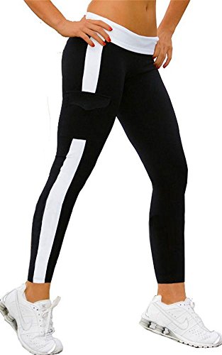 4HOW Women's Capri leggings Calf-Length Pants