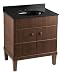 Kohler K-2732-F25 Evandale Three-Piece Vanity, Sapele