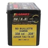 338 Caliber; For: .338 225gr TAC-TX Boat Tail (Per 50); MFG: Barnes Bullets; Catagory:... by 