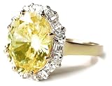 Ann Miller\'s Canary Classic Replica Ring from The Hollywood Collection