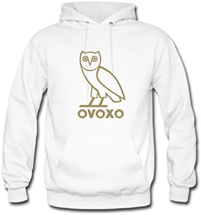 Sportfunnn Fashion Drakeovo Drake XO Mens Hoodie Sweatshirt Small White