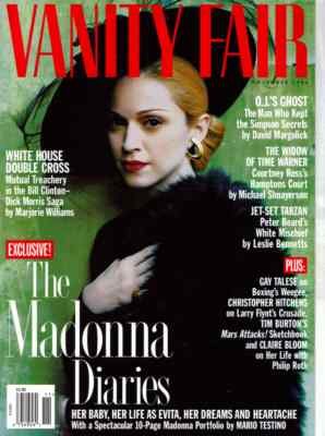 Vanity Fair Magazine November 1996 Madonna