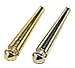 Quality Solid Brass Cribbage Pegs with a Tapered Body Design and an Easy Grip Top (3 gold / 3 silver)