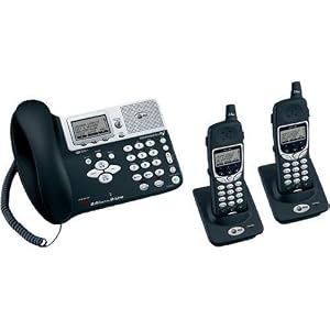 AT&T E2662B 2.4GHz 2 Line Cordless Phone with Answer Machine