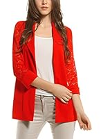 Romantik Paris Chaqueta Bosnie (Rojo)