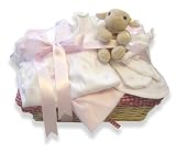 New Baby Gift Basket 8-12lb Pink