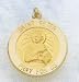 14K Gold Saint Peter the Apostle Medal