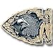Pewter Belt Buckle - Eagle (Gold Vivatone) - Pewter Belt Buckle Image