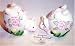 Ceramic Bunny With Tulip Salt & Pepper Shaker Set