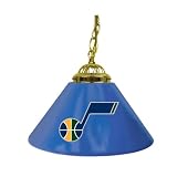 Trademark Poker NBA1200-UJ Utah Jazz NBA Single Shade Bar Lamp - 14 inch