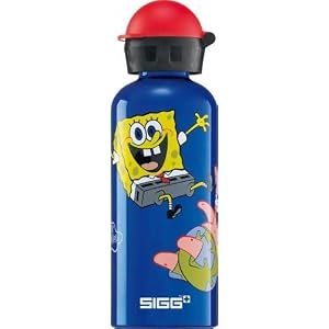 Sigg Sponge Bob & Patrick .6L (20oz) Aluminum Water Bottle
