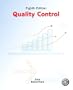 Quality Control (8th Edition)
