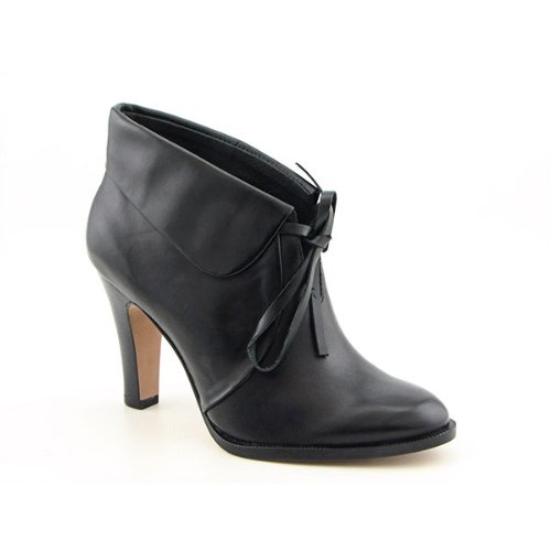 FCUK French Connection Patina Womens SZ 5 Black Heels Lace Ups Shoes