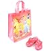 Girls Kids Summer Beach Bag Flip Flops Disney Princess Pink Large