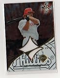 2004 Upper Deck Reflections Jim Thome Game Used Jersey Baseball Card