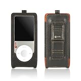 Macally Protective Leather Case for iPod nano 4G