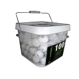 100 Precept Laddie X AAAAA MINT Used Golf Balls + Free Bucket by