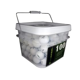 100 Precept Laddie X AAAAA MINT Used Golf Balls + Free Bucket
