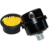 Interstate Pneumatics SA142 1/2" MPT Compressor Air Filter Replacement - Paper Cartridge + Small Metal Body