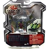 Bakugan Gundalian Invaders Deluxe Battle Gear: Darkus Airkor with Copper Attributes 120g [New, in Package with DNA] with Lights!