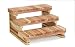 A and B Accessories SE3T Three-Tier Square Redwood Spa Steps - 36 Inch