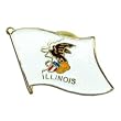 Illinois Flag Lapel Pin