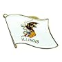 Illinois Flag Lapel Pin