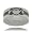 Gents Irish Wedding Ring Titanium Solid Claddagh Band