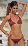 Burgundy Colombian Tie Bikini
