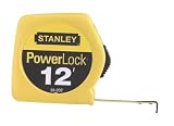 Stanley 33-231 3-Meter x 1/2-Inch Heavy Duty Powerlock Tape Rule With Metal Case