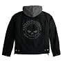 Harley-Davidson� Men's Skull 3-in-1 Canvas Jacket. 100% cotton canvas. Removable hooded vest. 98415-08VM