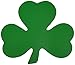 Pkgd Printed Shamrock Cutouts   (10/Pkg)